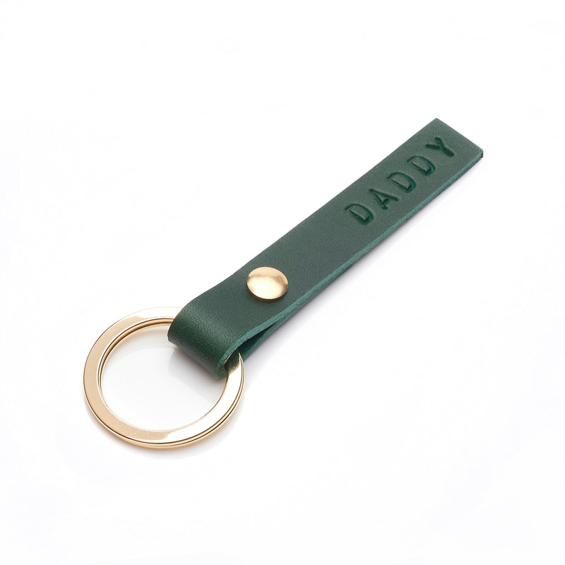 "Daddy" Leather Keyring