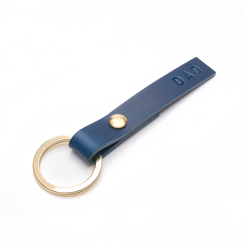 "Dad" Leather Keyring